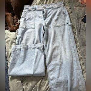 American Eagle Outfitters Light blue Cargo Pants